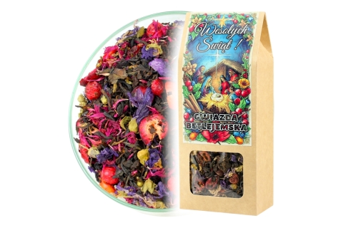 Herbata Czarna GWIAZDA BETLEJEMSKA (KT) (50g) Mikołajki Idealna Na Prezent